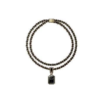 Premiere Iconic Chain necklace watch - Gold coating | CHANEL