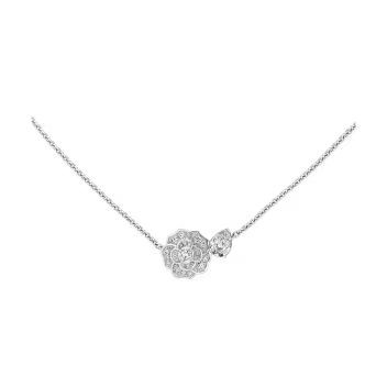Camelia Precieux Necklace White Gold - J11362 | CHANEL