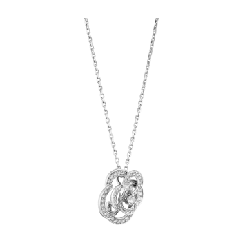 Fil de Camelia Necklace White Gold & Diamond - J2580 | CHANEL