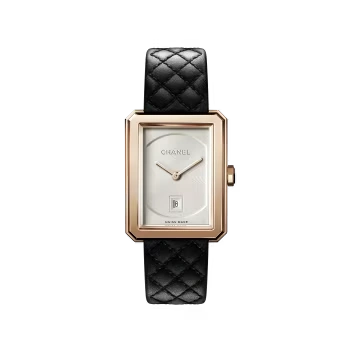 BOY·FRIEND Watch BEIGE GOLD & Calfskin - H6588 | CHANEL
